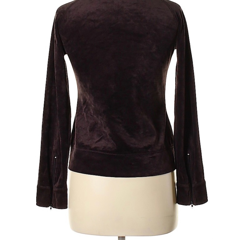 🦉SALE 3/$33 or 5/$50 BCBG purple zip up sweater - Picture 2 of 3